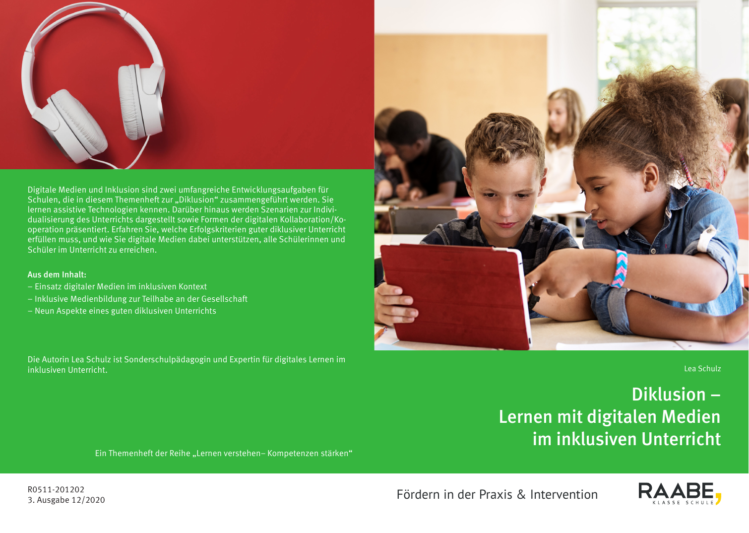 Buchcover: Diklusion – Lernen mit digitalen Medien im diklusiven Unterricht